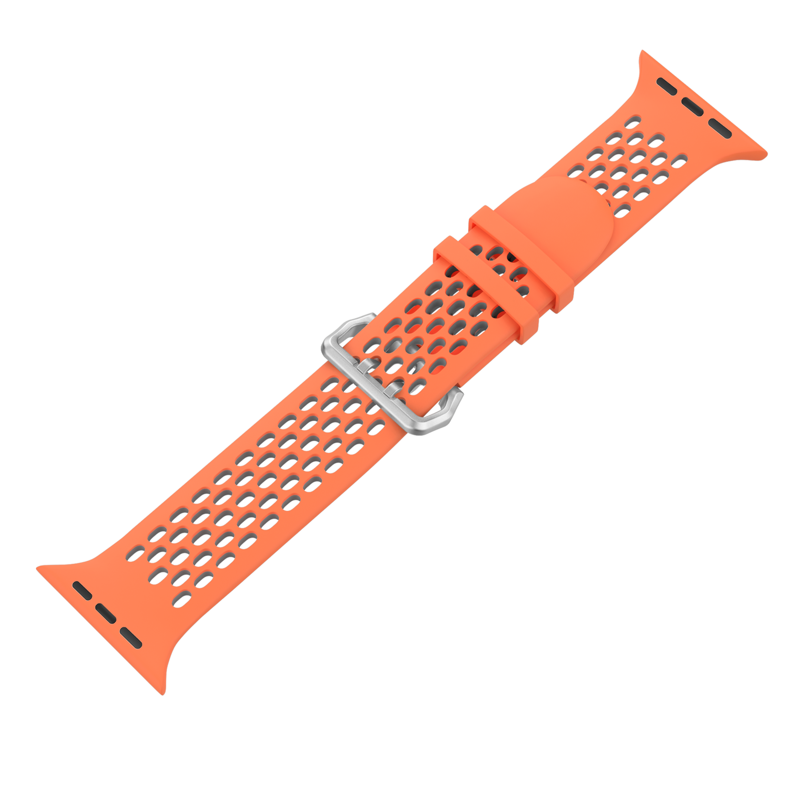 Correa deportiva del Apple Watch Naranja/Gris