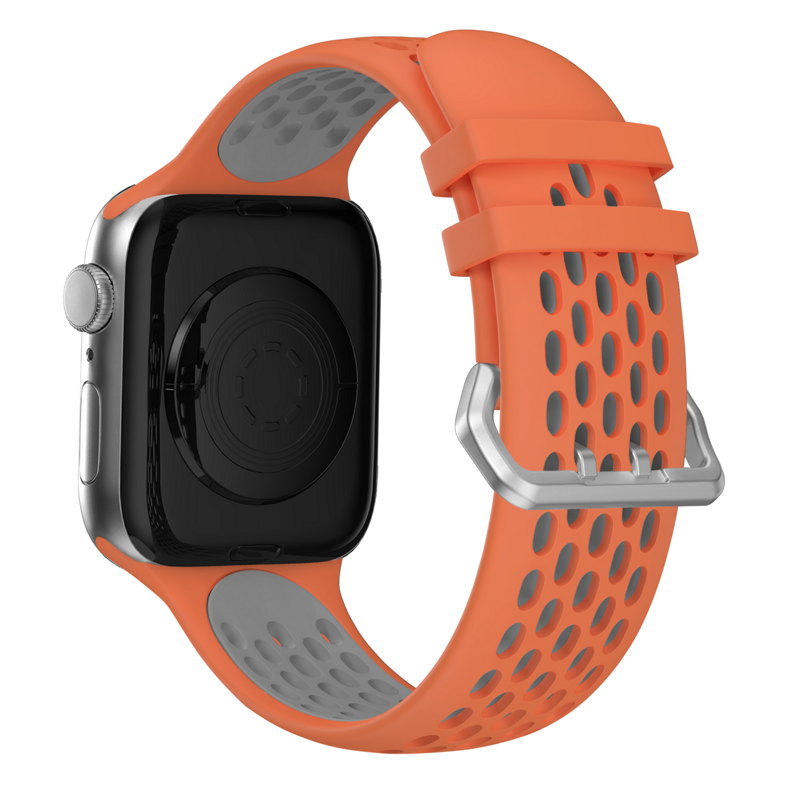 Correa deportiva del Apple Watch Naranja/Gris