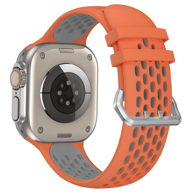 Correa deportiva del Apple Watch Naranja/Gris