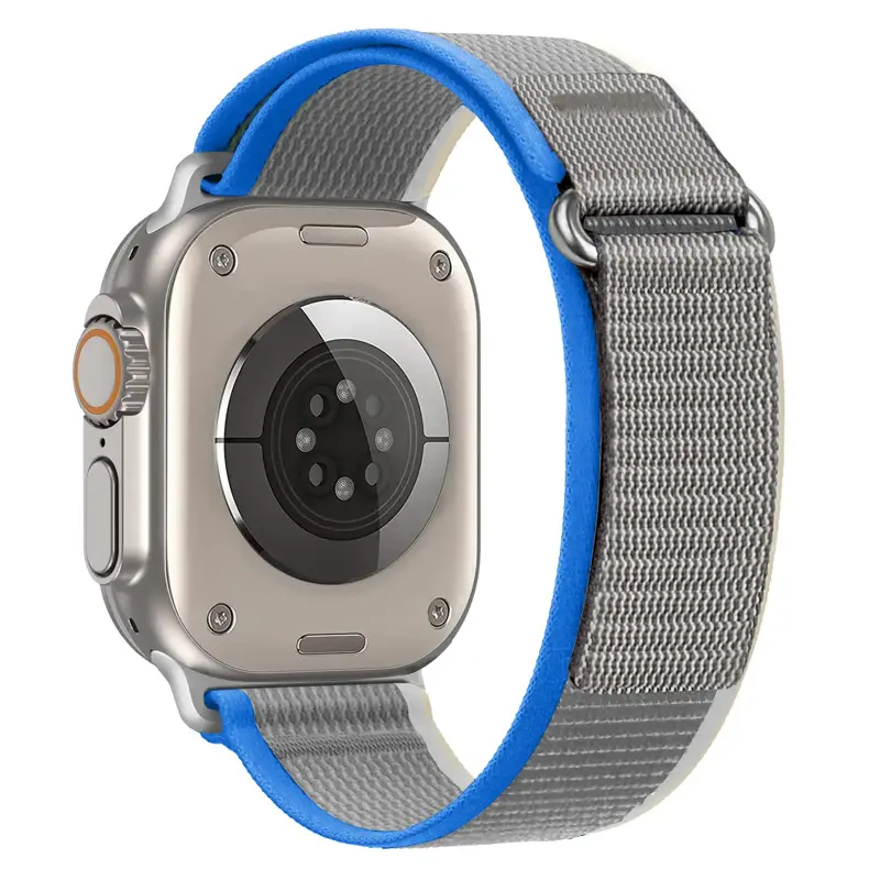 Correa Apple Watch Trail Loop Gris/Azul