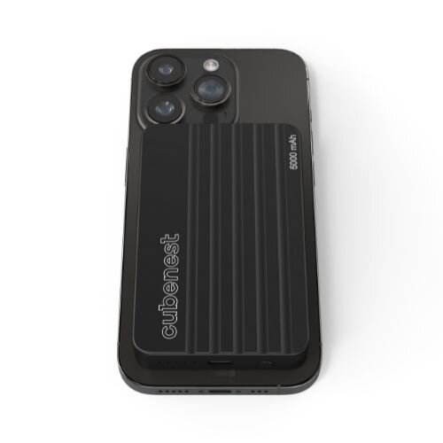 Cubenest Batería inalámbrica magnética 5000 mAh S1B1 negro