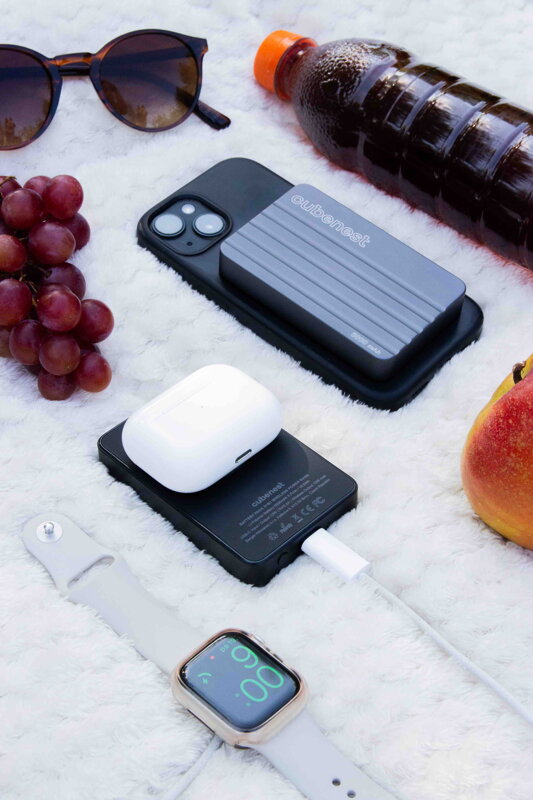 Cubenest Batería inalámbrica magnética 5000 mAh S1B1 gris