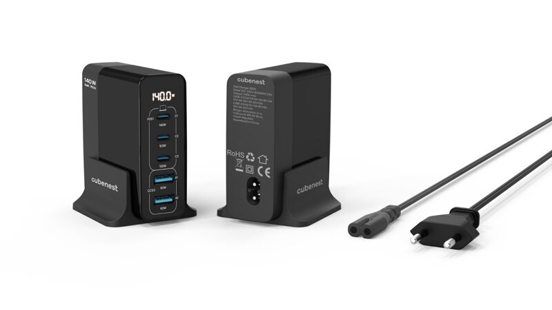 Cubenest Cargador GaN 140 W S5D0