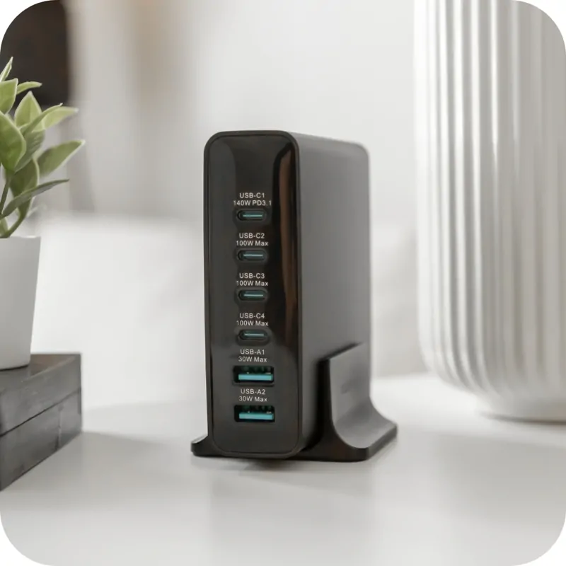 Cubenest Cargador GaN 240 W S6D0 Cubenest Cargador GaN 240 W S6D0