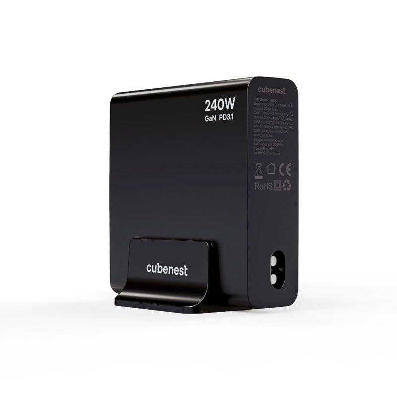 Cubenest Cargador GaN 240 W S6D0