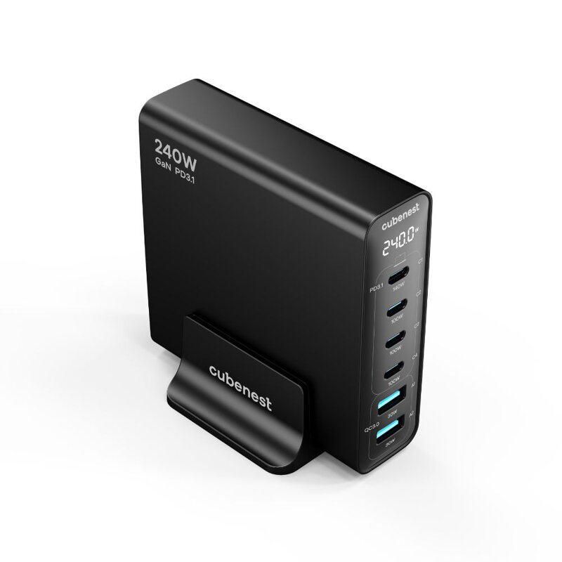 Cubenest Cargador GaN 240 W S6D0