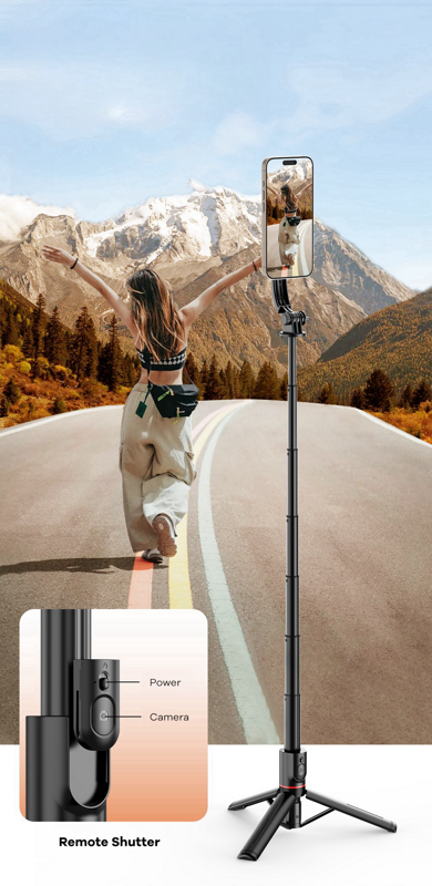 Cubenest Palo selfie y trípode con soporte MagSafe SLS01