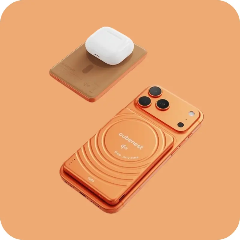 Qi2 Batería MagSafe SlimDual 5000 mAh