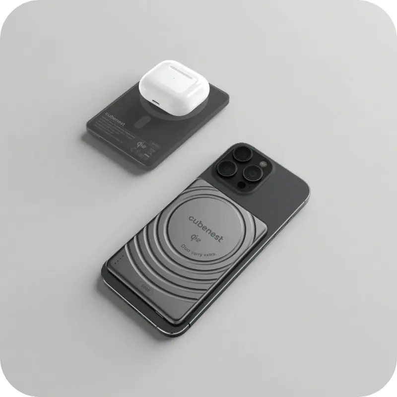 Qi2 Batería MagSafe SlimDual 5000 mAh