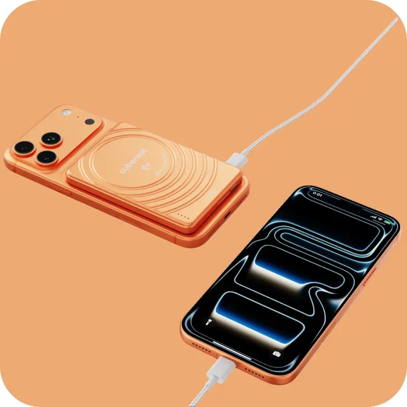 Qi2 Batería MagSafe SlimDual 5000 mAh