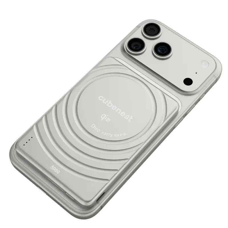 Qi2 Batería MagSafe SlimDual 5000 mAh