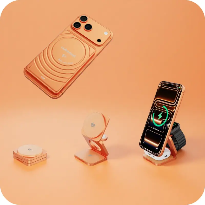 Qi2 Batería MagSafe SlimDual 5000 mAh