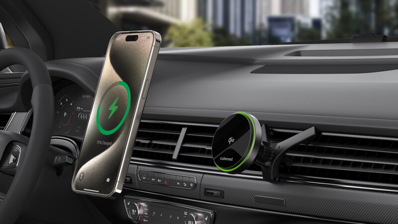 Cubenest Qi2 Cargador inalámbrico magnético para coche SQ1C0