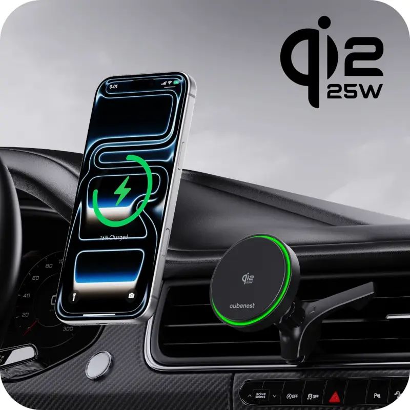 Qi2.2 Cargador MagSafe para coche SQ1C3