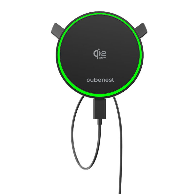 Cubenest Qi2.2 Cargador inalámbrico magnético para coche SQ1C4