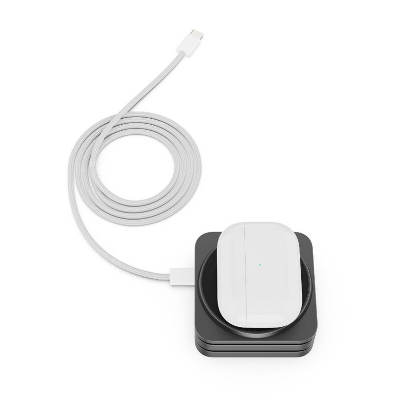 Cubenest El Qi2.2 cargador plegable inalámbrico magnético 3 en 1 SQ312 Pro negro