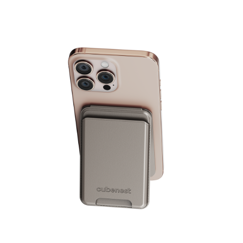 Cubenest Cartera y soporte magnéticos Premium WT01S oro
