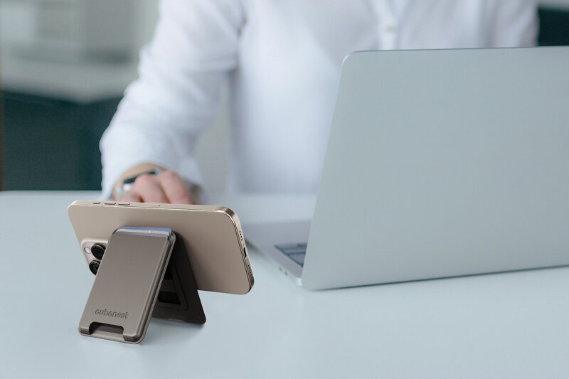 Cubenest Cartera y soporte magnéticos Premium WT01S oro