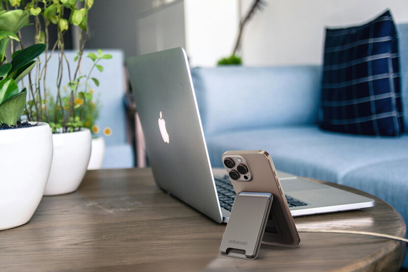 Cubenest Cartera y soporte magnéticos Premium WT01S oro