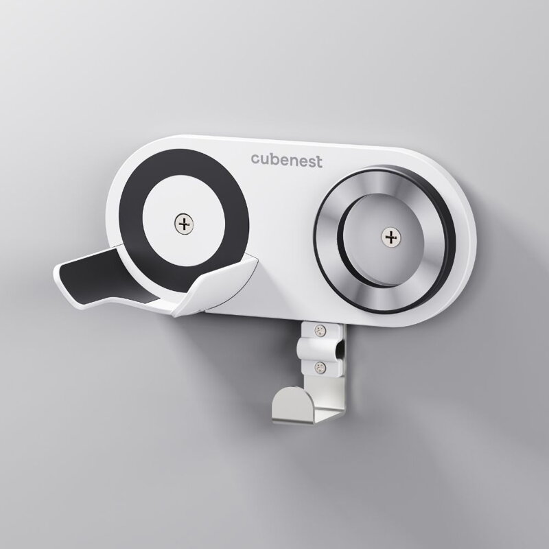 Cubenest Soporte magnético para secador de pelo SwiftDry SDHD01 blanco