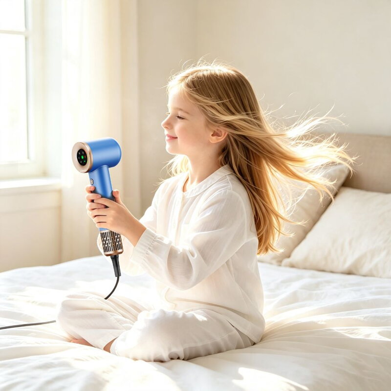 Cubenest Secador de pelo mini SwiftDry SDHD02 azul