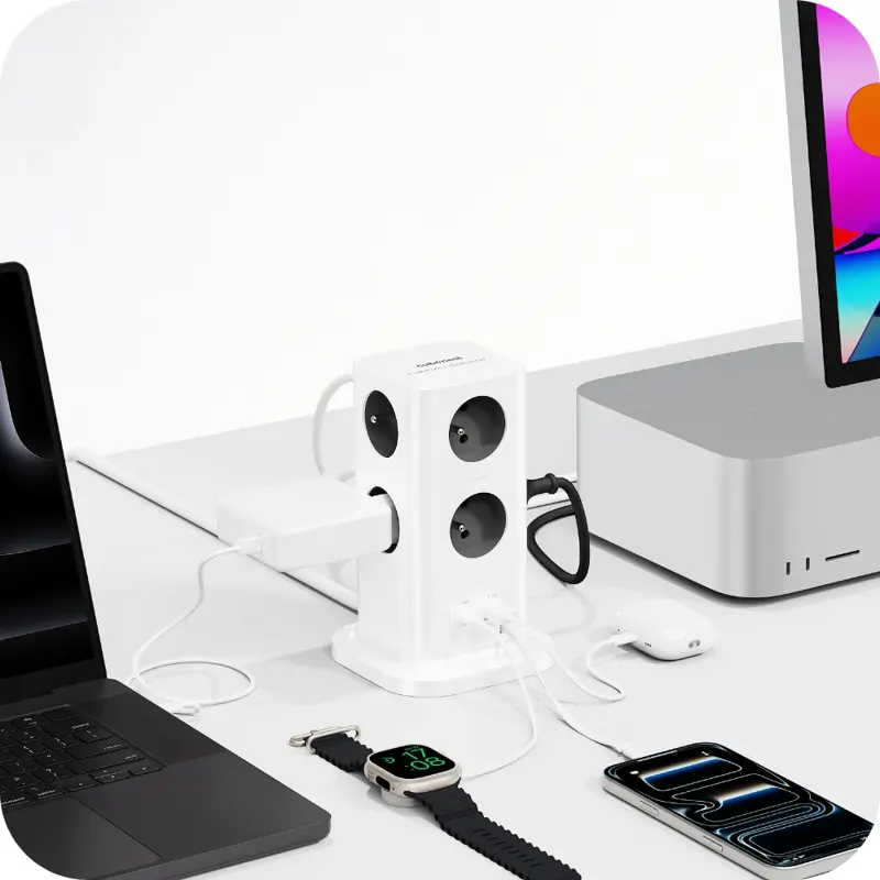 Cubenest PowerCube Extended USB A+C PD 65 W 8xAC