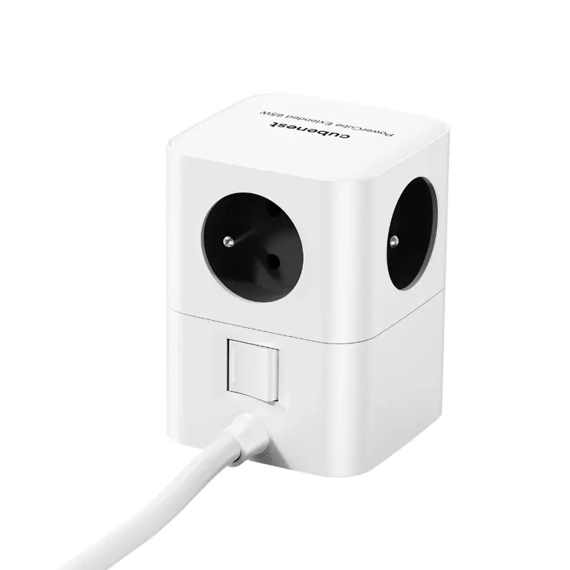 Cubenest PowerCube Extended USB A+C PD 30 W 1,5 m šedá
