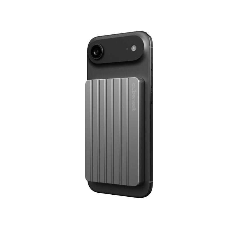Cubenest Cartera Magnética de Aluminio WT02 gris