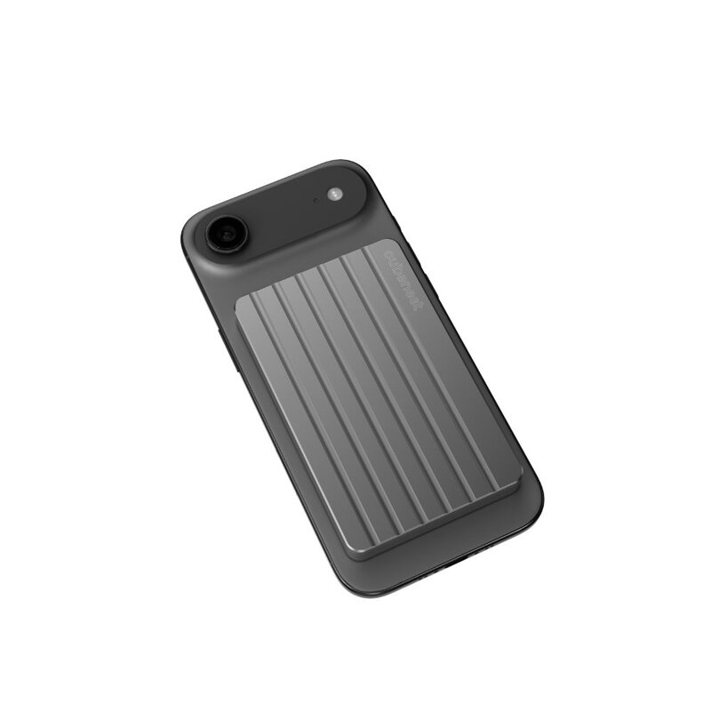 Cubenest Cartera Magnética de Aluminio WT02 gris